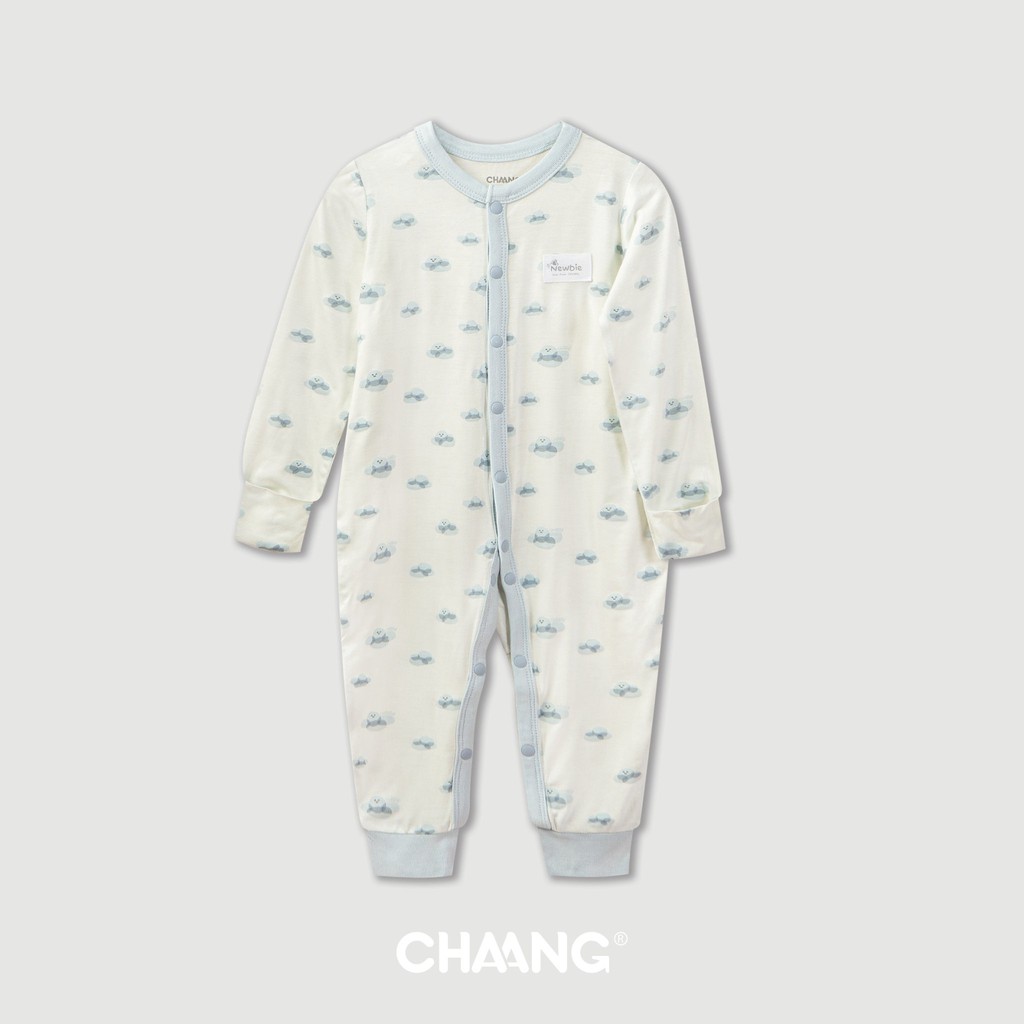 [CHAANG] Body dài tay cúc giữa hãng Chaang, BST Chaang Summer 2021, quân áo trẻ em Chaang cotton an toàn cho bé