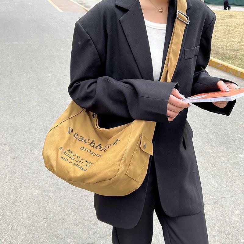 Túi Xách Nữ Vải Đeo Chéo Dáng Thể Thao Rộng Rãi Phong Cách Cá Tính Tx9146