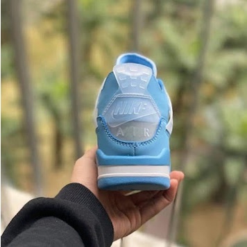 Giày Sneaker Jordan 4 Xanh Dương University Blue Nam Nữ Full Box-Bill