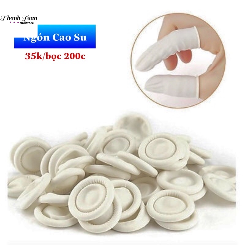 Bịch 200 bao ngón tay làm nail - Phụ kiện đồ nail