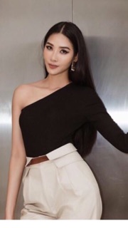 Áo lệch vai dài tay