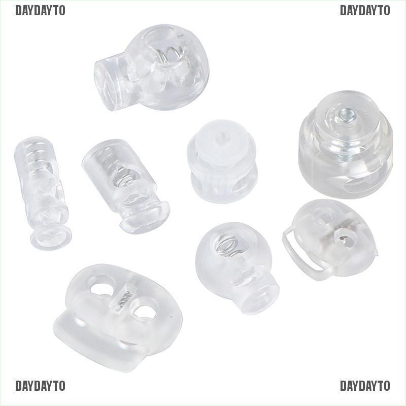 Set 10 Khóa Dây Giày Diy Bằng Nhựa Tiện Dụng