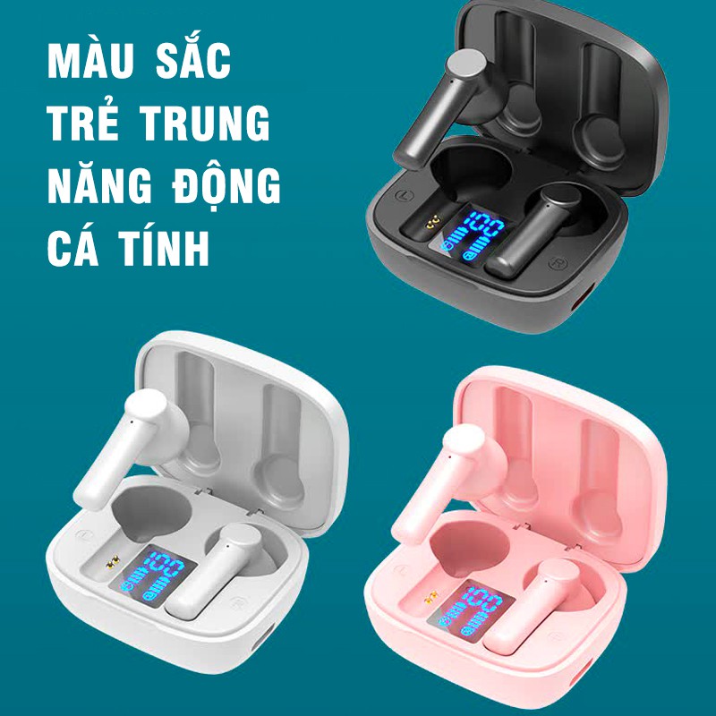 TN2 - Tai nghe bluetooth không dây Tws LB8 giá rẻ cảm ứng chống nước hiệu quả