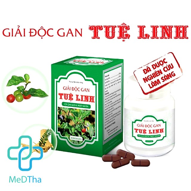 Giải Độc Gan Tuệ Linh Từ Cà Gai Leo - Hỗ trợ giải độc gan, Bảo vệ tế bào gan [Chính hãng]