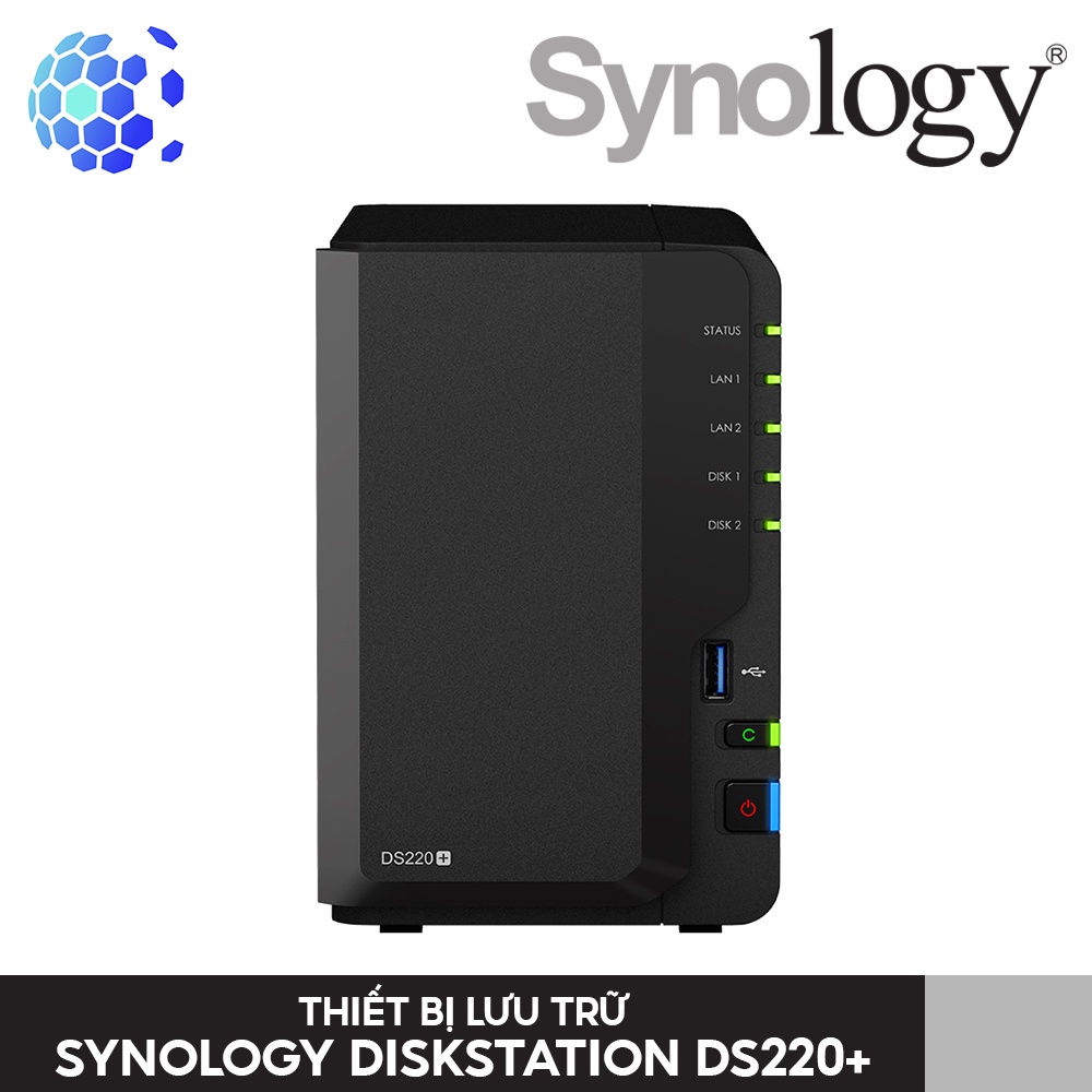 Thiết bị lưu trữ Synology DiskStation DS220+ chính thumbnail