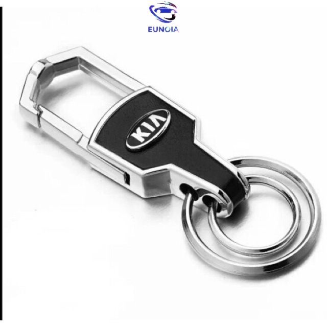 Móc khóa da cao cấp logo hãng Toyota Vios Corolla Cross Altis Innova Camry