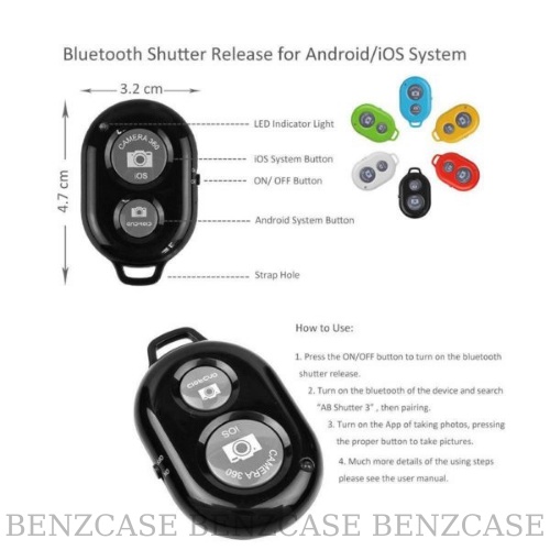 Remote Shutter - Điều Khiển Chụp Ảnh Tự Động Từ Xa Cho Smartphone, Máy Tính Bảng, IOS, Android