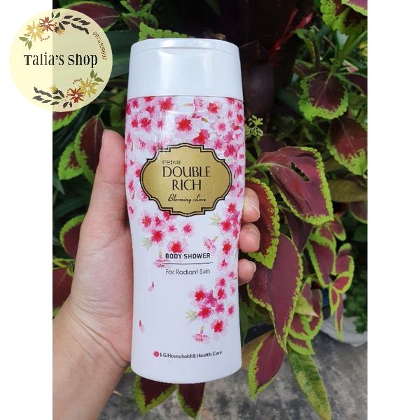 4 MÀU - Sữa tắm Double Rich hương hoa anh đào, hoa hồng, hoa Iris,hoa sen 200g