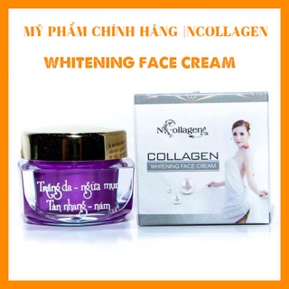 Kem face trắng da giảm mụn mờ thâm nám Ncollagen 25g