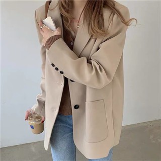 (Mẫu mới) Áo khoác vest/áo blazer nữ chất mịn đẹp tay khuy trẻ trung(kèm ảnh thật)