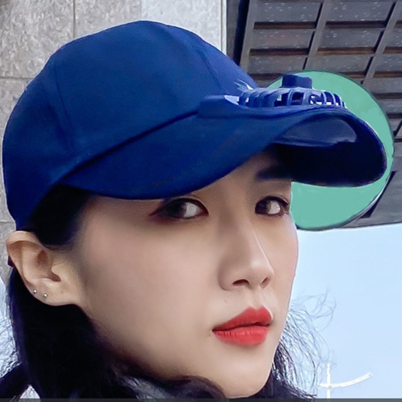 ✿ Mũ Lưỡi Trai Kèm Quạt Làm Mát 2 Tốc Độ Tùy Chỉnh Tiện Dụng Cho Nam Và Nữ