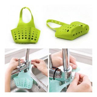 Giỏ nhựa treo bồn rửa chén