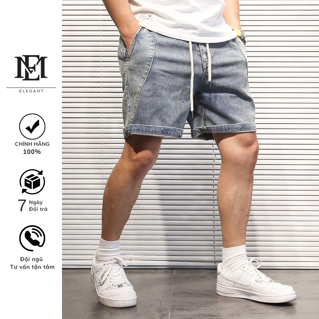Quần Short Jeans Bermuda ELEGANT - Phong cách thể thao, chất jeasn nhập khẩu
