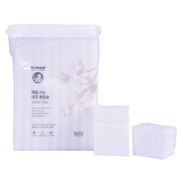 [Q.3] QUẬN 3 [HỎA TỐC] [ĐỘC QUYỀN SHOPEE] BÔNG TẨY TRANG COTTON NO BRAND DẠNG VUÔNG 240 MIẾNG