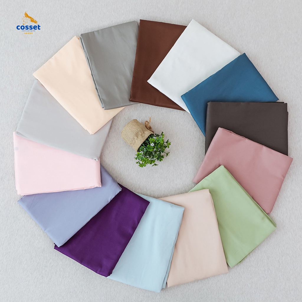 Vỏ gối nằm 50x70 45x65 cm Cosset cao cấp họa tiết, áo gối, bao gối nằm T400 cotton 100% SP3
