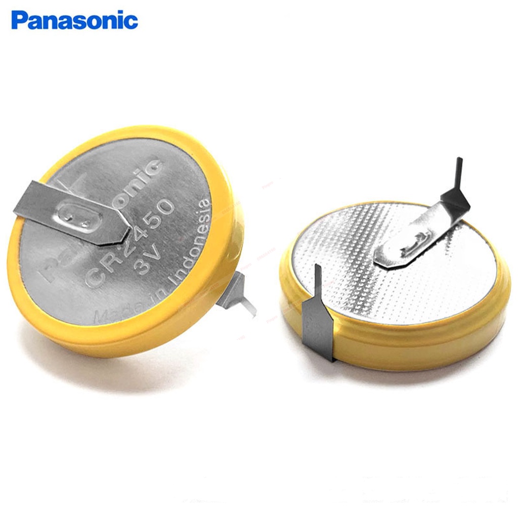 Pin nồi cơm Nhật Panasonic CR2450 3V hàn chân nằm