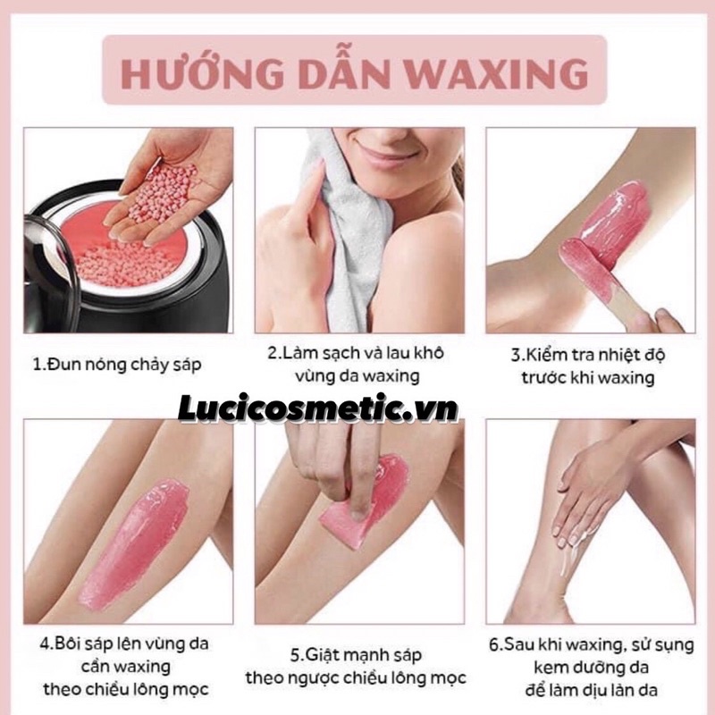 Combo triệt lông sáp wax nóng wax lông, nồi nấu sáp Pro-wax 100 và mỡ trăn nguyên chất 100ml tặng kèm sáp wax lông