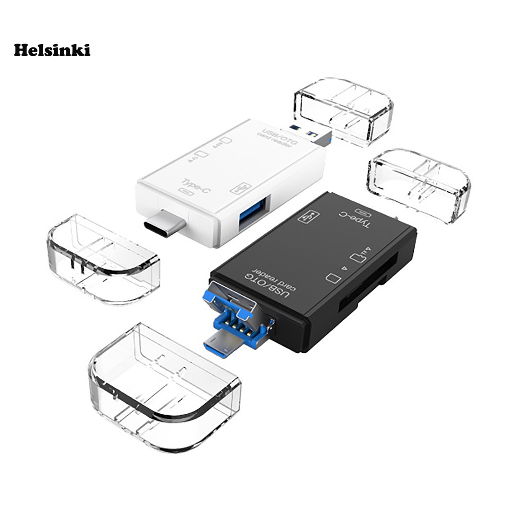 Đầu Đọc Thẻ Nhớ TF-SD OTG USB 3.0 6 Trong 1 Cho Điện Thoại