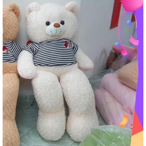 Gấu Bông Teddy 95cm và 1m1 - Gấu Bông To, Gối Ôm Hình Thú Teddy Nâu Bự Khổng Lồ Siêu Đáng Yêu - Giá Xưởng