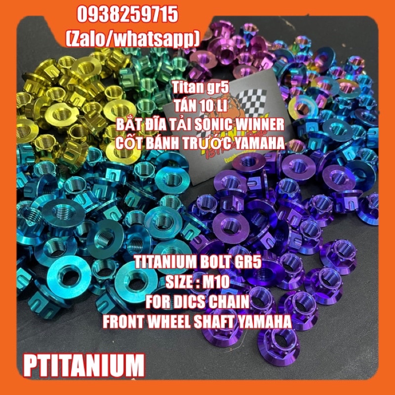 Tán titan gr5 5li 6li 8li 10li 12li 14li bắt tay thắng cốt bánh đĩa tải