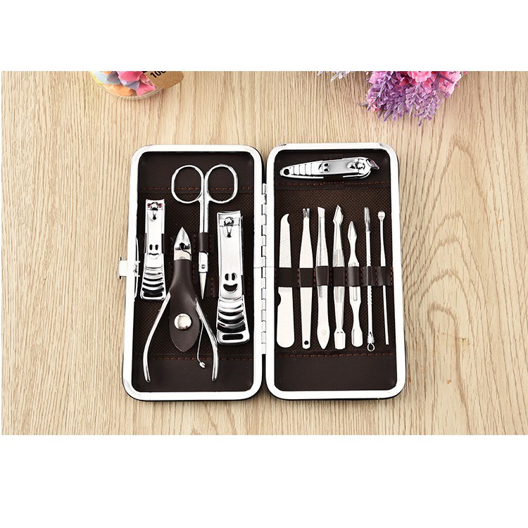 Bộ cắt móng tay inox 12 món loại to cỡ đại - kimoanh054