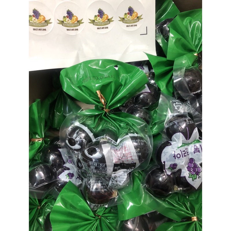 Thạch Nho Nổ KYOHO Hàn Quốc gói 7viên