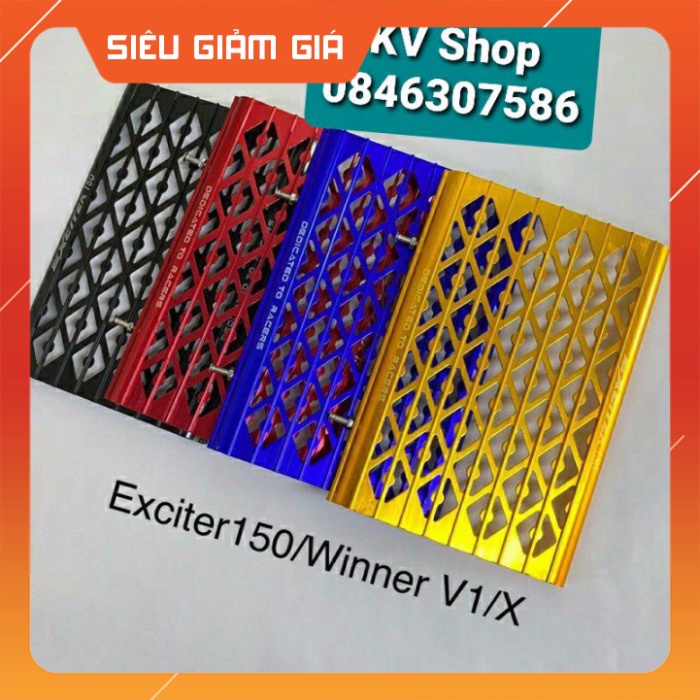Che Két Nước Nhôm CNC Gắn Winner v1/ winner X / Exciter 150