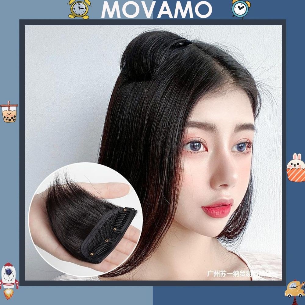 Tóc giả kẹp phồng chân tóc Movamo Hàn Quốc tăng độ dày cho tóc TG12 (1 bên)