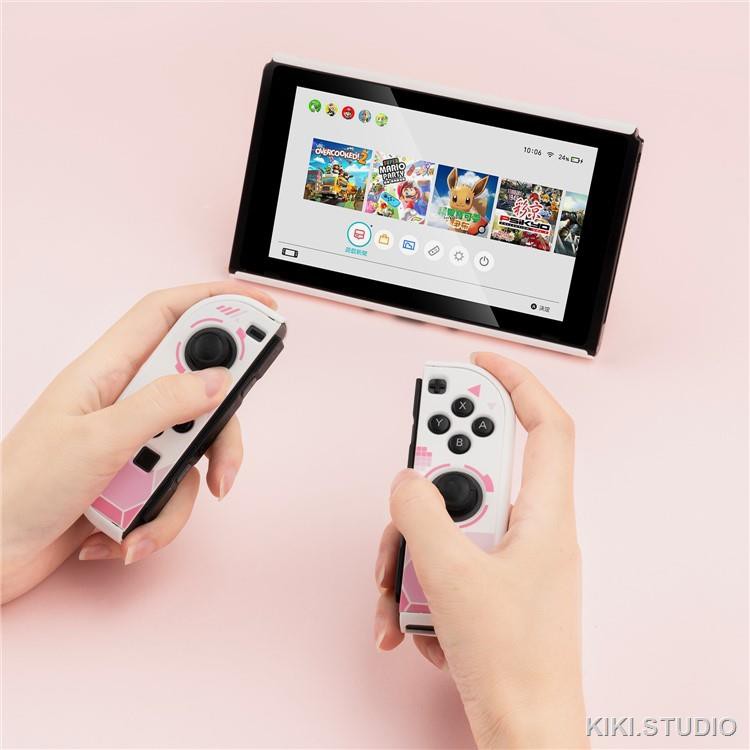 Ốp Bảo Vệ Máy Chơi Game Nintendo Switch Màu Hồng Chất Lượng Cao