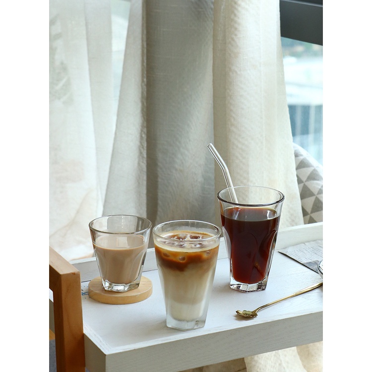 SALE GIÁ SỈ TẠI XƯỞNG Bộ 6 cốc ly sinh tố nước ép Libbey Thổ Nhĩ Kỳ Gibraltar Twist Duratuf 355ml - 15747(Không in logo)