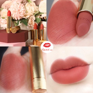 Son Gucci matte 208 màu hồng đất