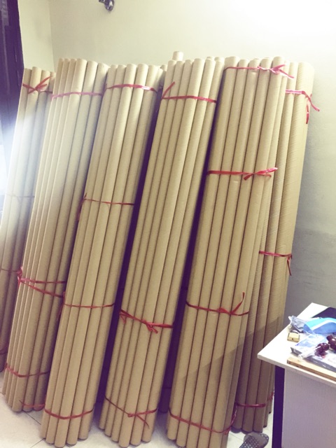 Ống tube đựng poster có nắp