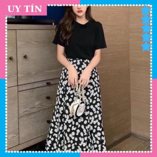 [ HÀNG CAO CẤP ] Chân váy dài nữ hoa cúc mùa hè siêu xinh | BigBuy360 - bigbuy360.vn