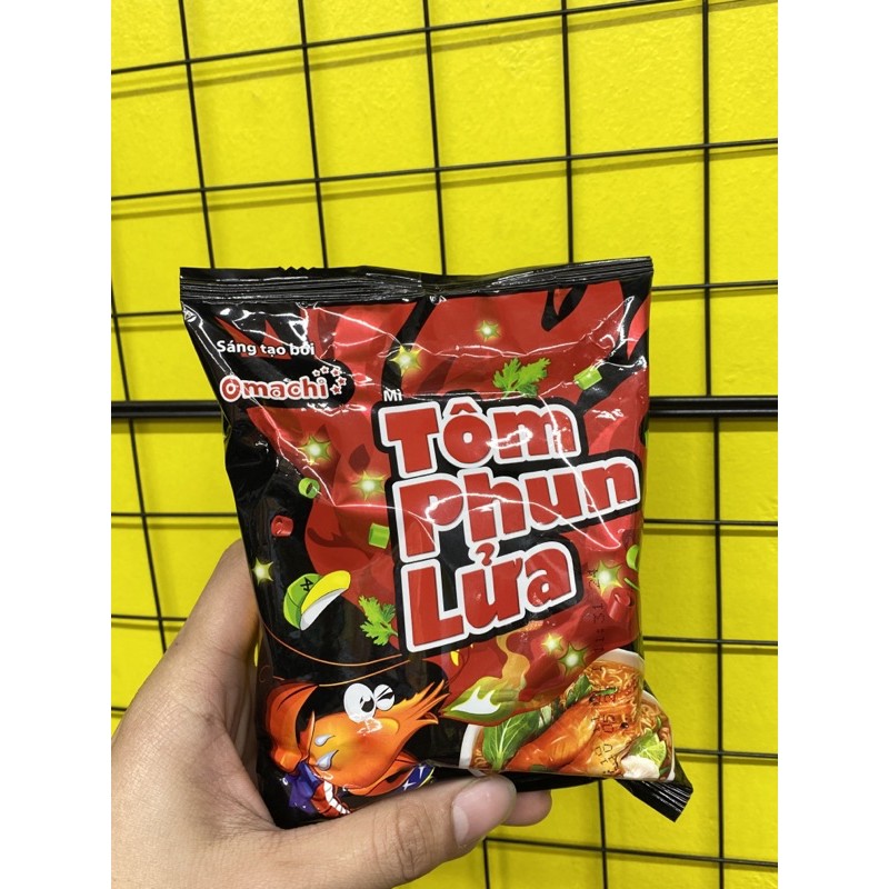 Mì Omachi Tôm Phun Lửa gói 77g