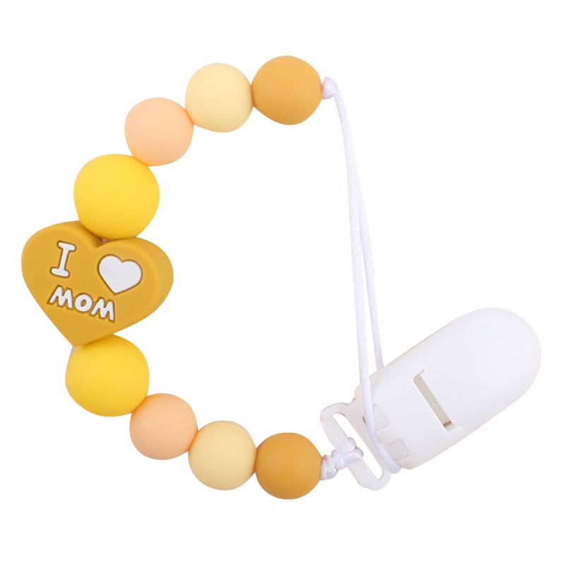 Kẹp Núm Ti Giả Bằng Silicone Hình Trái Tim Cho Bé