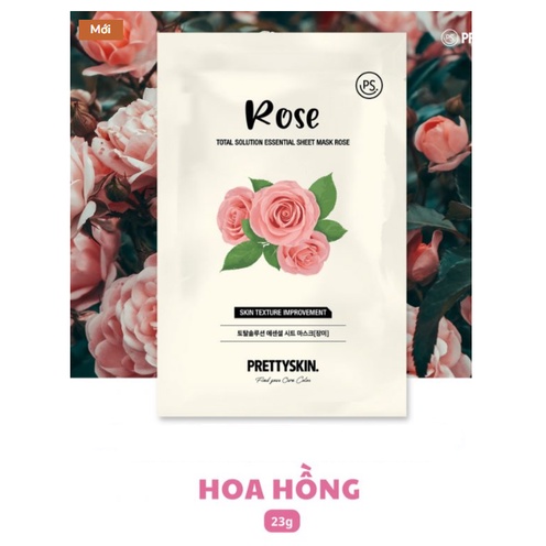 Mặt nạ  PRETTY SKIN Hàn Quốc 23mL CHÍNH HÃNG (đủ vị)