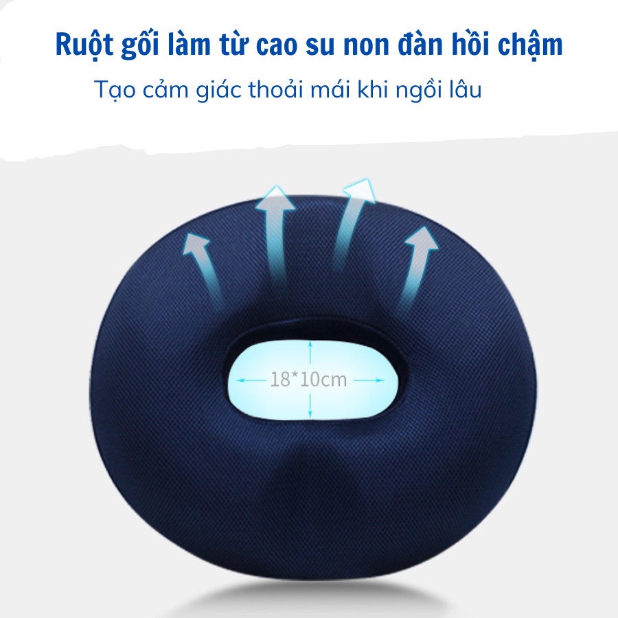 Đệm Ngồi DN02, Đệm Chống Trĩ Cho Người Văn Phòng, Bà Bầu và Người Lái Xe