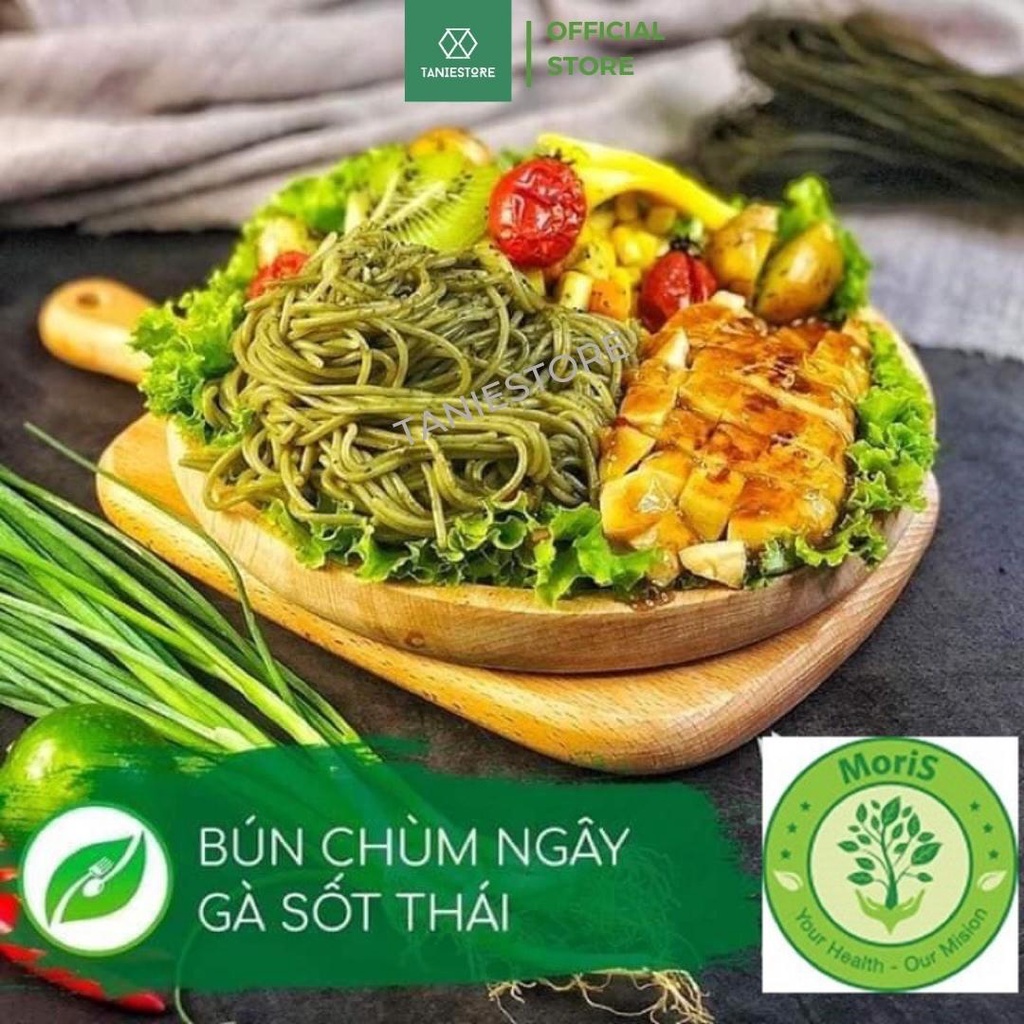 Mì rau củ, bún rau củ Nguyên Minh chùm ngây 300gram nhiều Vitamin khoáng chất, KHÔNG hóa chất