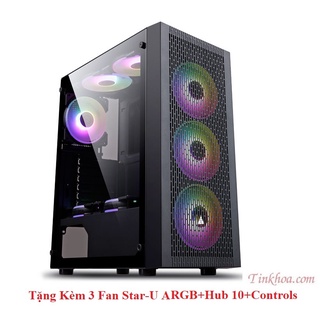 Case vỏ máy tính golden field n95fa-gaming pro.kèm fan.