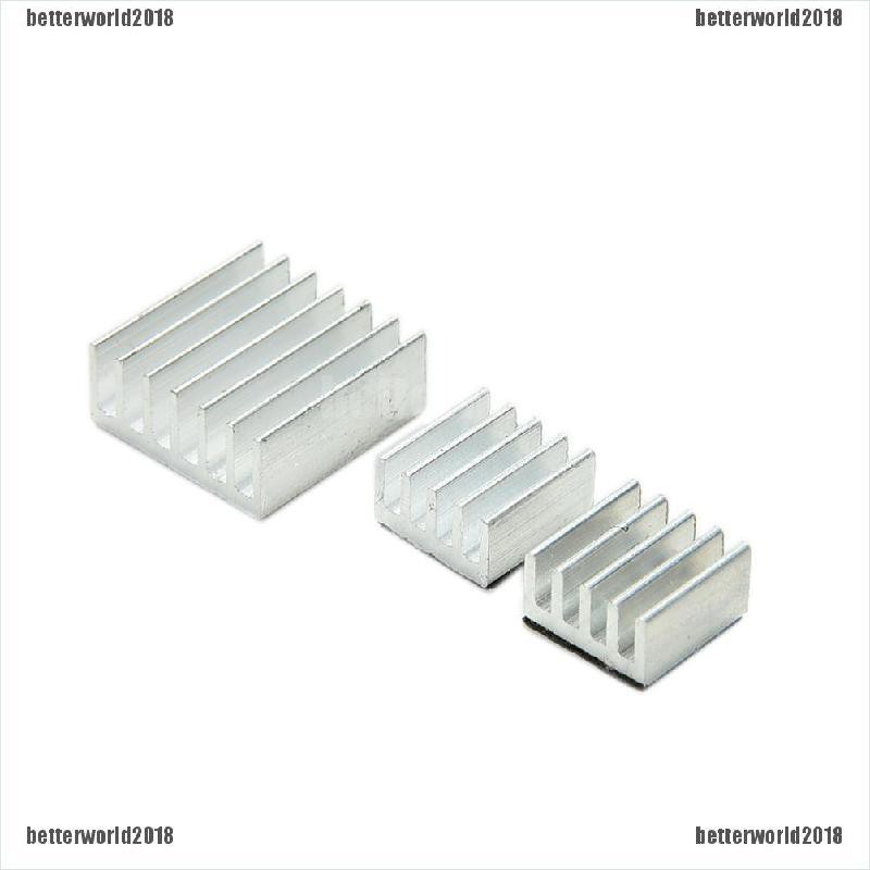 [Better] Aluminum Heatsink x3pcs - Protect OverClocking Raspberry Pi 2 & Model B [World] | BigBuy360 - bigbuy360.vn