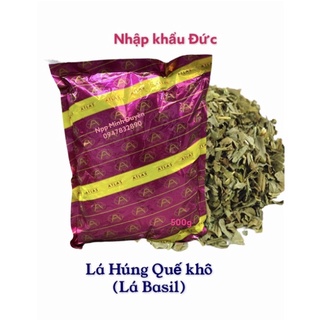 Lá Húng quế khô nhập khẩu Đức - lá thơm basil aslat nhập khẩu Đức 1kg