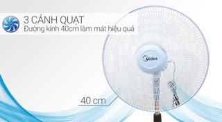 Quạt lửng Midea FS40-15VD