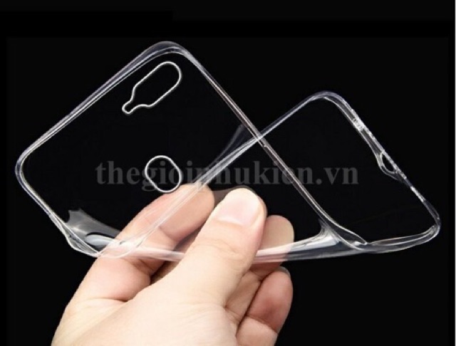 Ốp xilicon dẻo trong loại dầy oppo A5S,A7,F5,F7,F9