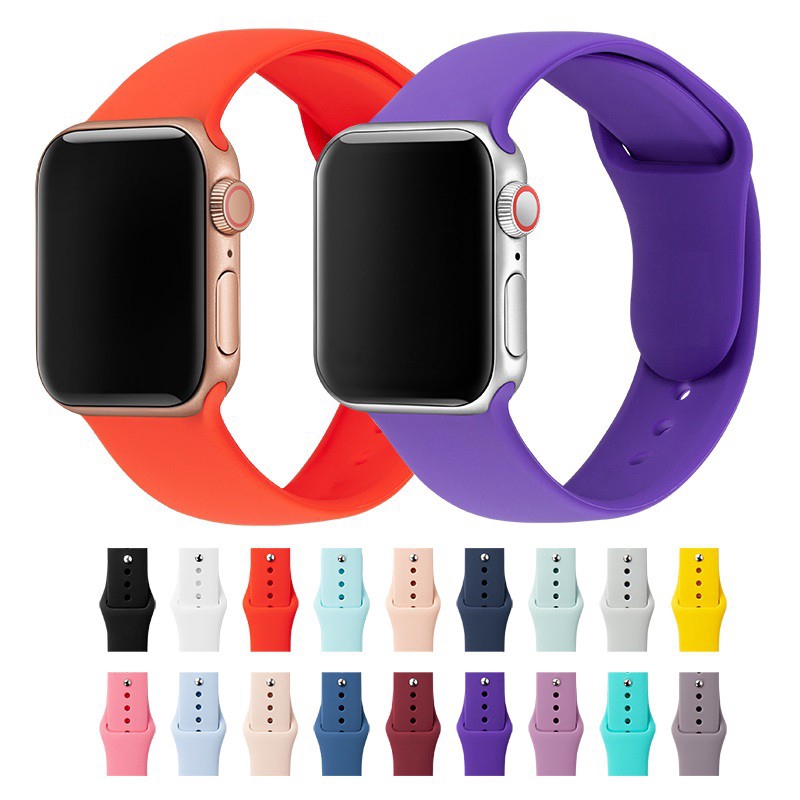 Dây đeo silicone dành cho đồng hồ thông minh Apple iWatch 38mm 40mm 42mm 44mm 81009