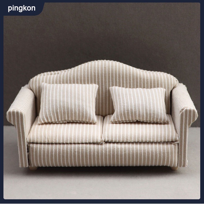 Mô Hình Ghế Sofa Tỉ Lệ 1:12 Trang Trí Nhà Búp Bê/Phòng Khách