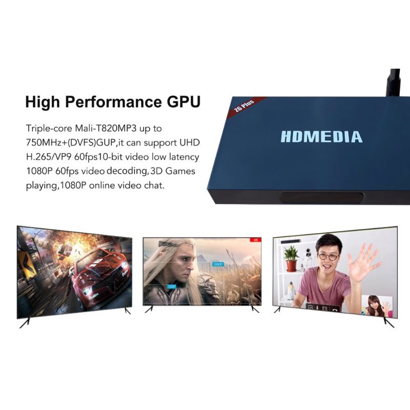 Đầu box android HDMEDIA Z6 - Z7Plus
