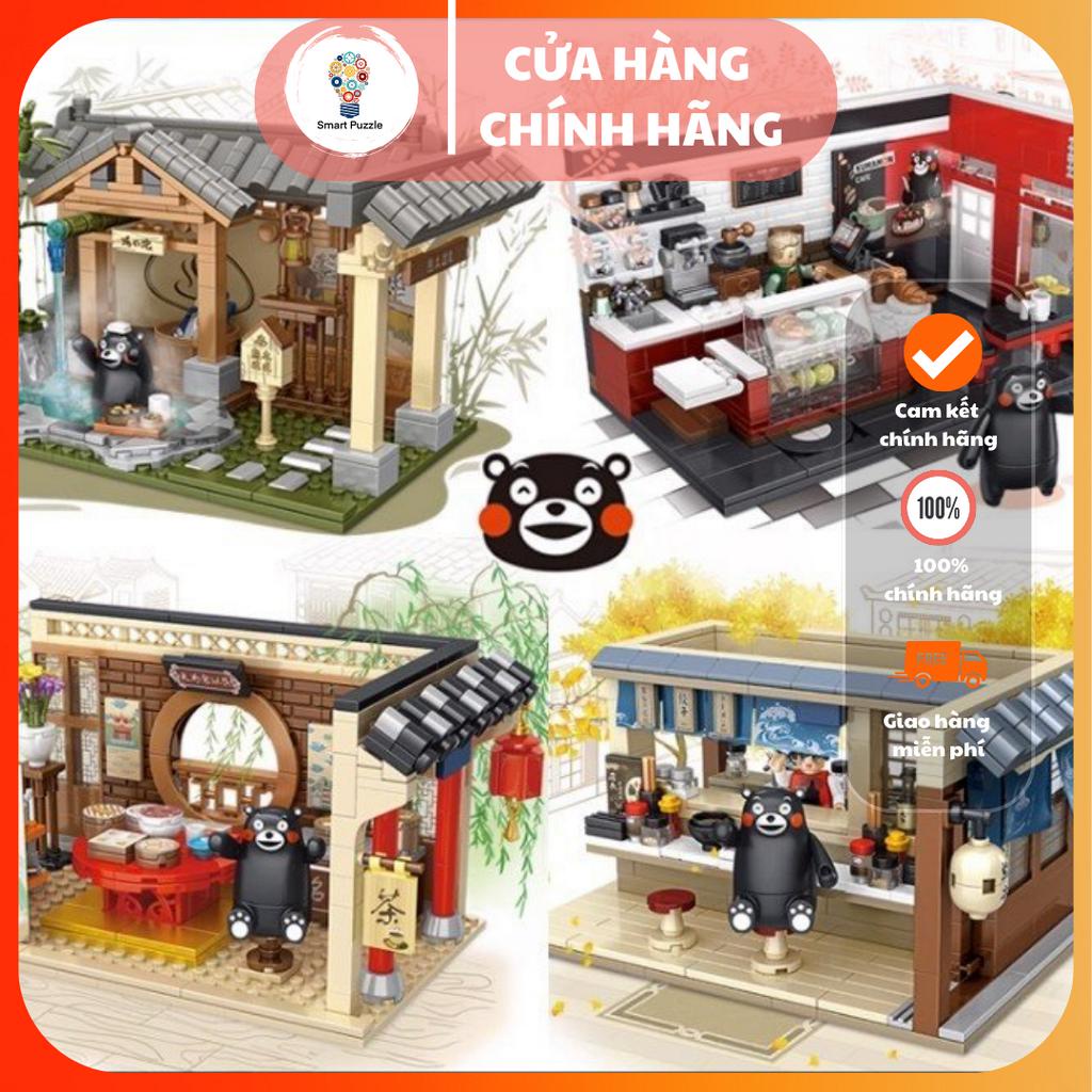 Mô Hình non Lego Nhà Gấu Mô Hình Lắp Ráp Mô Hình Trang Trí Mô Hình Decor Cao Cấp Mô Hình Quà Tặng