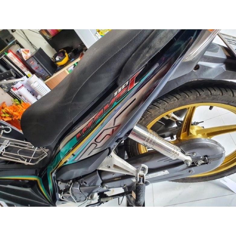 Tem xe wave Rsx dán xe đen