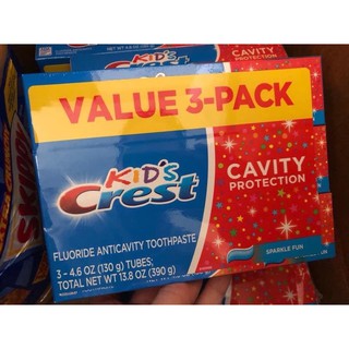 Kem đánh răng baby crest kids 130g