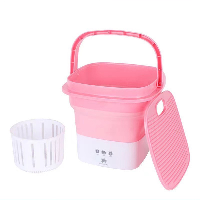 SHIP NHANH Máy giặt mini gấp gọn cho quần áo với thùng máy sấy Giặt cho tất cả đồ lót/ tất Máy giặt với máy sấy ly tâm